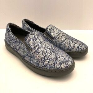 Vionic Pro Avery Metallic Slip On Flat Shoes‎ Sneaker Womens 7 Comfort Support